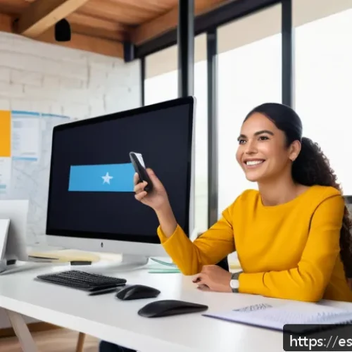 Home 30 프리랜서 일거리를 찾는 방법 - A vibrant digital workspace scene showing a Latino freelance professional in casual business attire ...